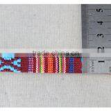 Wholesale 1CM Width Colorful Ethnic Embroidery Bags Tape thumbnail-2