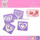 Lovely Heart Design Factory Supply Foam Fondant Cake Decorating Tools Cake Stamp
