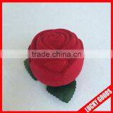 Wholesale Elegant Rose Shape Velvet Ring Box thumbnail-3