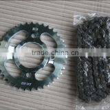 Durable Lower Price Motorcycle Spare Parts of Chain and Sprocket Set thumbnail-2
