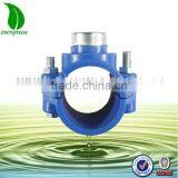 PP Clamp-On Saddle With EPDM O-Ring, Zinc Bolt, Stainless Steel Reinforced Outlet thumbnail-1