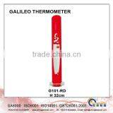 Galileo Thermometer Interesting Decoration G101-RD thumbnail-1