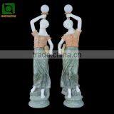 Natural Stone Lady Sculpture Lamp thumbnail-1