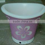 Manufacturer L36.5*W32.5*H27CM Leather Figure PE Ice Bucket Stand Lighted With Remote Control 16 Mix Changeable Colors thumbnail-2