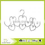 10-loop Belt Tie Bra Scarf Hanger and Multi-Purpose Closet Space Saving Organizer Holder, Chrome thumbnail-1