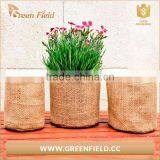 Jute Tomato Home Yard Vegetable Grow Bag Round Planter Burlap Grow Bag thumbnail-6