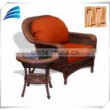 Outdoor Rattan Wicker Modern Garden Table Set thumbnail-1