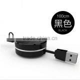 Hot Sale Hidden USB Data Cable Dual Universal Flexible USB Charging Cable For Iphone 5s/6/6s And Android Mobile Phones thumbnail-2