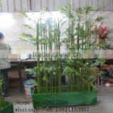 Home Garden Decoration Artificial Outdoor Green Lucky Bamboo Fake Evergreen Bamboo