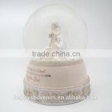 High Quality Resin European White Snow Globe thumbnail-2