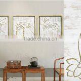 Framed Handmade Gold Leaf Buddha Wall Art For Home Decoration thumbnail-5
