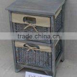 2016 Chinese Popular Fashional Home Cupboard Wicker Bookshelf Cabinet With Three Drawers Small Handle thumbnail-1