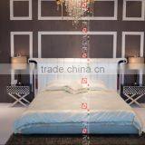King Size Leather Bed Frame, King Bed Frame, Leather Bed Frame LV-B9016-RE thumbnail-5