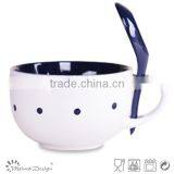 Color Glazed Soup Bowl,ceramic Soup Bowl 400ml thumbnail-5