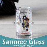 Machine Made Water Glass Cup With Printing Designs For Juice&Water thumbnail-1