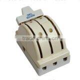 3P 30A Yellow Color Double Throw Porcelain Knife Switch thumbnail-2