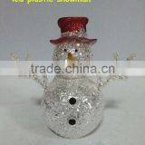 Craft Plastic LED Lighting Lovely Christmas Snowman Deer Decorations thumbnail-2