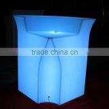 2014 Hot Sale LED Corner Bar Table, LED Bar Counter, Led Glowing Table