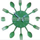 Promotional Creative Gift Cutlery Metal Wall Clock thumbnail-4