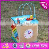 2017 New Design 5 in 1 Multi-function Children Wooden Bead Maze Table W11B134 thumbnail-3