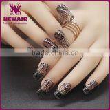 New Air Wholesale 2D Nail Art Stickers Bling Lattice Type Design Nail Warps thumbnail-3