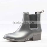 New Design Low Heel Pointed Toe Waterproof Chelsea Shoes for Women Factory thumbnail-3
