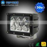 30W LED Work Light Round 12/24V Car Led Light Tracktor Truck Jeep ATV 4WD Boat Mining LED Work Light thumbnail-1