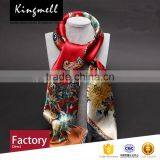 Custom Fashion Digital Printing Polyester Satin Lady Scarf thumbnail-2
