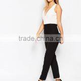 2015 China Factory OEM ODM Fashionable Customized Jumpsuit With Chic Wrap thumbnail-1