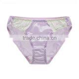 High Quality Factory Custom Colorful 100% Silk Sexy Fancy Woman Underwear thumbnail-3