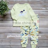 2011 autumn babies clothes set 100% cotton embroider home suits