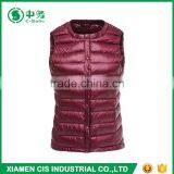 2017 New Product Pure Color Winter Windproof Warm Women Padded Down Vest thumbnail-5