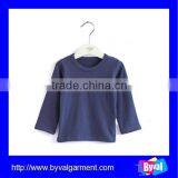 Baby Clothing Cotton t Shirt Plain Long Sleeve Kids Tshirt High Quality t Shirt for Children thumbnail-2