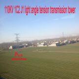 MEGATRO 110kV 1C2 J1 Light Angle Tension Transmission Tower thumbnail-2