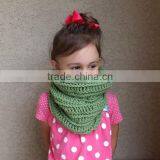 Fashion Winter Infinity Scarf Circle Pattern Children Scarf thumbnail-4