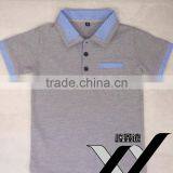 Lovely Short Sleeve Pique Kids' Polo Shirts Cotton/ Spandex High Quality Children' Clothing Boy T-shirt thumbnail-1