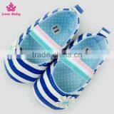 Fashion Stripes Newborn Crib Shoes Baby Shoes Toddlers Soft Shoes thumbnail-5