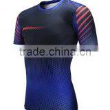 OEM Factory Slim Fit Workout Clothes Gym Wear Men Dry Fit T Shirt thumbnail-4