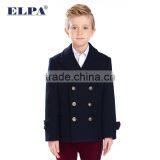 ELPA 2015 Fashion Charm Kids Warm Long Wool Overcoat Winter Dress Boy Wool Coat With Fur Collar thumbnail-1