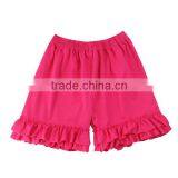 Popular Girls Cotton Ruffle Leggings Baby Girls Summer Kids Ruffle Shorts Boutique Girl Clothing thumbnail-5