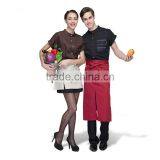 OEM Unisex Waiter Uniform and Restaurant Uniform With Apron thumbnail-5