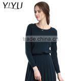 Winter Casual Women O-neck Cashmere Pullover Sweater thumbnail-1