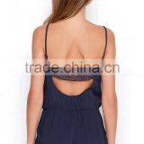 Wholesale Adjustable Strap Lace Embellished Adult Romper for Ladies thumbnail-5