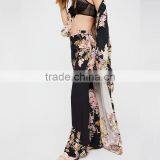 New Pattern Floral Flare Pants Alli Baba Com Ladies Bohemian Clothes thumbnail-5