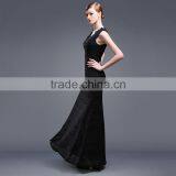V Neck Split Dresses Women Sexy Lace Long Maxi Designer One Piece Party Dress for Evening thumbnail-2