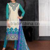 Glamour Beauty Designer Semi Stitch Salwar Kameez Collections thumbnail-4