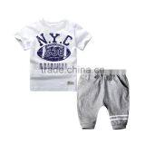 Wholesale Summer Cotton Printing Boys Kids Clothes Clothing Set thumbnail-6