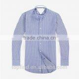 Yiwu Direct Factory Customise Stripe Pattern Men's Long Sleeve Uniform Shirt With 100% Cotton Oxford thumbnail-1