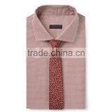 High Quality Men's Plum Blossom Prints Long Sleeves Casual Shirt thumbnail-3