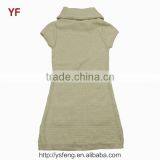 2015 Latest Fashion Short Sleeve Girl Sweater Dress Design thumbnail-2